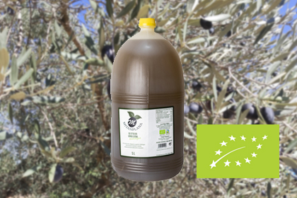 Oli d'Oliva Verge Extra ecològic Mitanplana (5 litres)